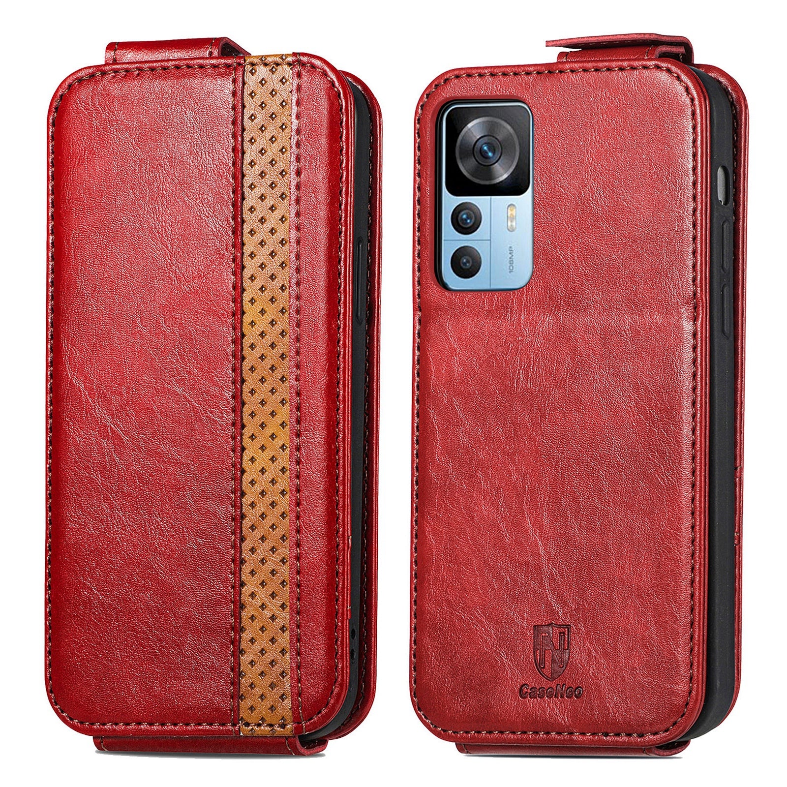 CASENEO 003 Series For Xiaomi 12T 5G Redmi K50 Ultra 5G Splicing Style PU Leather Vertical Flip Stand Case Card Holder Phone Cover CASENEO 003 Series For Xiaomi 12T 5G Redmi K50 Ultra 5G Splicing Style PU Leather Vertical Flip Stand Case Card Holder Phone Cover